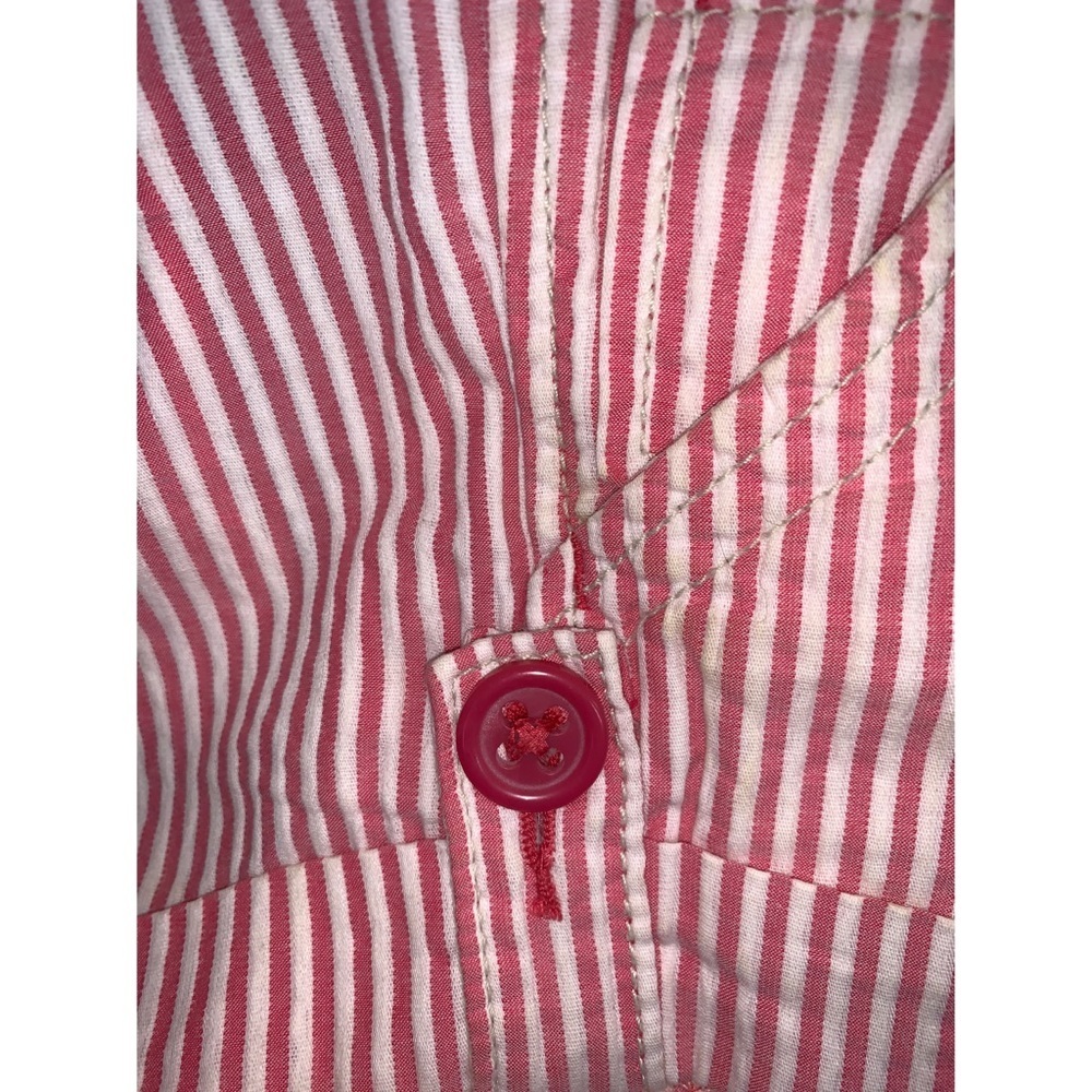 AmericanEagleOutfitters PastelRed Pinstrip… - Picture 4 of 5